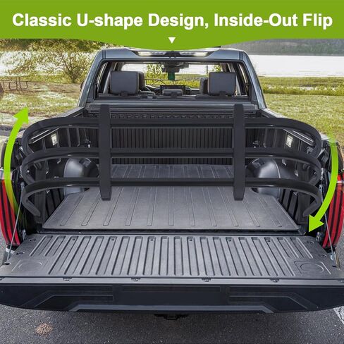 موسعات سرير الشاحنة لـ 2004-2023 F150 F250/ 2007-2023 Tundra/Ram طول تمديد الباب الخلفي القابل للسحب 54-64 بوصة in Kuwait
