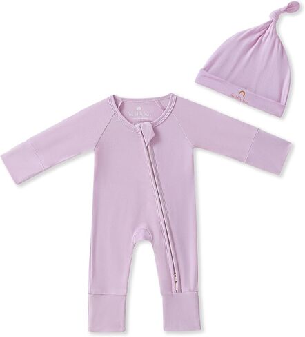 Preemie & Smaller Newborn Baby Sleeper/Footie with Fold Over Hands & Feet, Luxuriously Soft Bamboo Viscose in Saudi Arabia