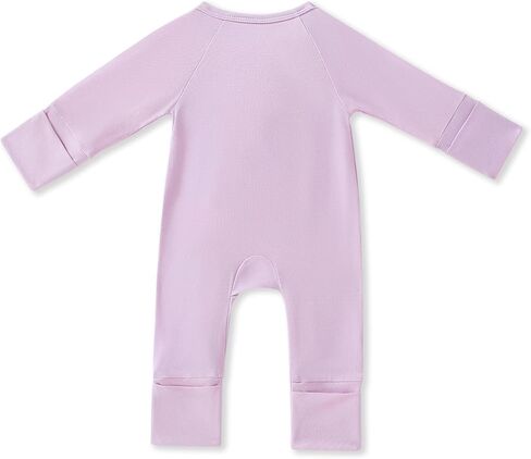 Preemie & Smaller Newborn Baby Sleeper/Footie with Fold Over Hands & Feet, Luxuriously Soft Bamboo Viscose in Saudi Arabia