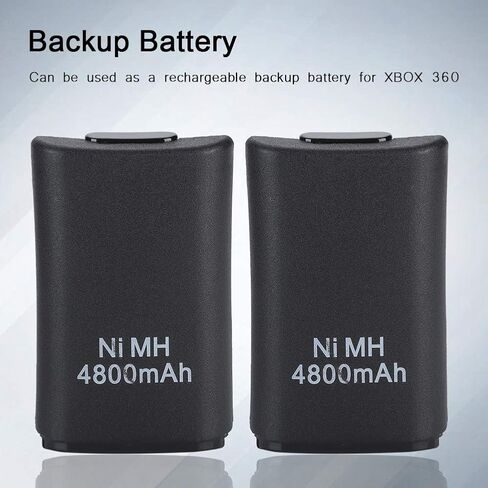 Zerone Rechargeable Battery Pack 4800mah Replacement Battery Pack and Charging Kit for Xbox 360 Controller Battery Pack in Saudi Arabia