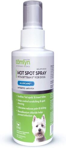 Tomlyn Allercaine Hot Spot Spray for Dogs, 4oz in Kuwait