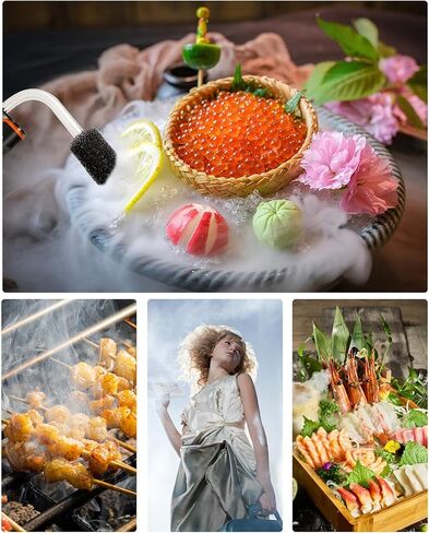 آلة دخان مولد الضباب من LENS GO مع عبوات سوائل إضافية 12 * 12 مل، جهاز تحكم عن بعد، ضفدع لاسلكي محمول باليد للتصوير الفوتوغرافي وتأثيرات المسرح والأحداث الخارجية ومصوري الفيديو ومنشئي المحتوى in Kuwait