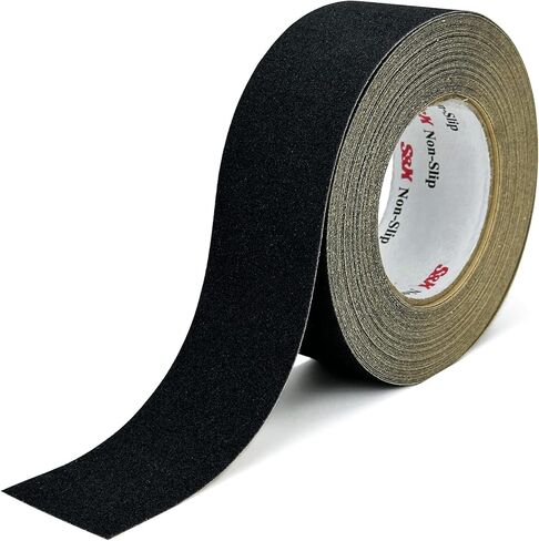 S&X Anti Slip Tape 24" x 40 FT Wide Non Skid Roll – High Traction Grip Tape Friction Abrasive Adhesive for Stairs Steps Ramps Boats Outdoor Waterproof in Kuwait