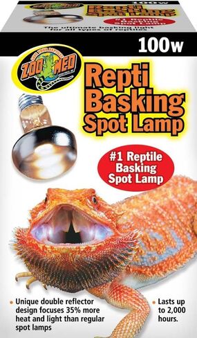 (4 عبوات) مصابيح Zoo Med Repti Basking Spot Lamps بقدرة 100 وات للزواحف in Saudi Arabia