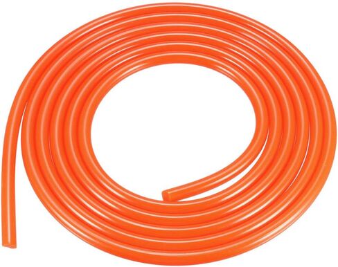 Uxcell 35 بوصة 5 مللي متر PU نقل حزام مستدير عالية الأداء يوريتان سيور برتقالي لمجفف آلة ربط الناقل in Kuwait