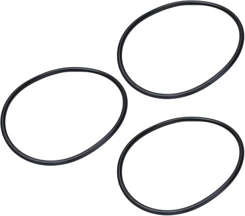 10PCS Motor Transmission Belt, 5mm 13.15 Inch Round Rubber Motor Belts 5405-0005-0334 Transmission Round Belt Rubber Machinery Belt for Industrial Mechanical Equipment, Black in Saudi Arabia