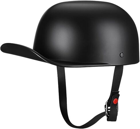 Baseball Motorcycle Helmet Half Cap for Bike Cruiser Chopper Moped Scooter- Dot Approved in Saudi Arabia