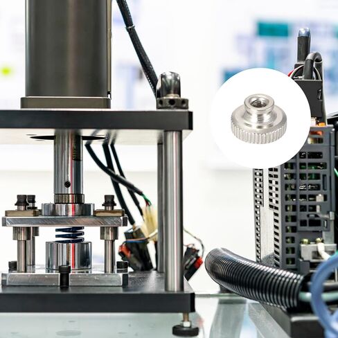 صواميل إبهام مخرشة (M3x11x7mm) 10 قطع، صواميل إبهام مطلية بالنيكل الحديدي، صواميل دائرية لضبط اليد - لمثبتات أجهزة البناء المنزلية in Kuwait