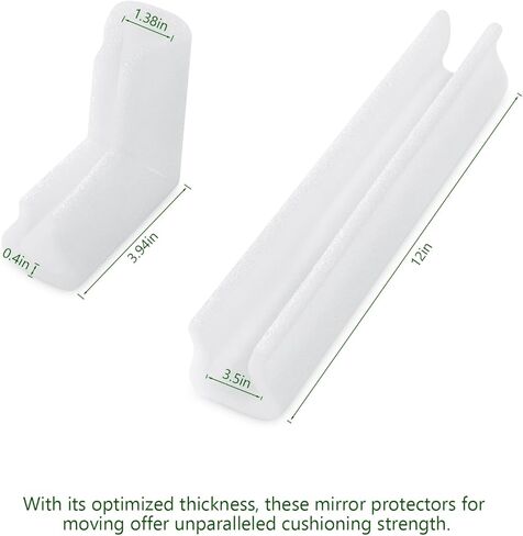Cushioning Foam Sets, Liaeyis 8Pcs L-shaped Protection Corners and 8Pcs U-shaped Protection Side for Moving Supplies Edge Shipping Packaging Edge Protector Foam Shipping in Saudi Arabia