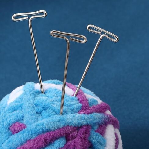 100 Pcs Wig T Pins, 2 Inch Silver Stainless Steel Sewing Pins with Storage Box, Long Straight Pins for Sewing, Craft, Quilting, Blocking Knitting, Office and Decoration in Saudi Arabia