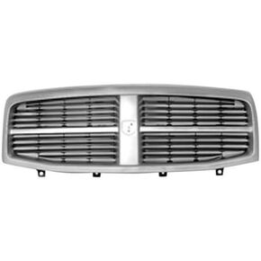 Vitrite Auto Parts شبكة أمامية جديدة لعام 2004-2006 دودج دورانجو ، كروم مع إدراج أسود ، مصنوع من البلاستيك CH1200274 55077723AB in Kuwait
