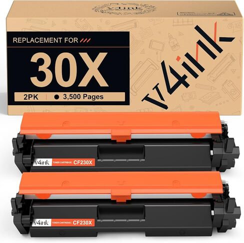 v4ink 134X 134A Black Toner Cartridge Replacement for HP 134A W1340A 134X W1340X Black High-Yield 2,500 Pages for HP Laserjet M209dw MFP M234dw M234sdw M234sdn Printer (with CHIP, 2 Pack) in Saudi Arabia