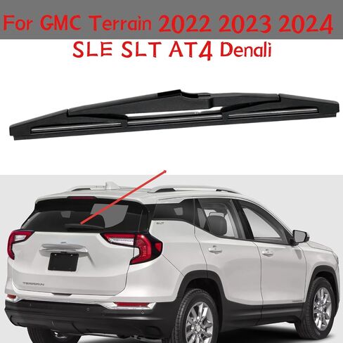 Car back rear wiper blade For GMC Terrain 2022 2023 2024 SLE SLT AT4 Denali rear windshield wiper blade in Saudi Arabia