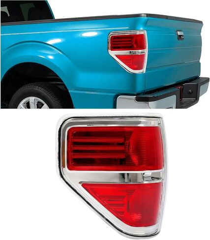 Hecasa Left Tail Light متوافق مع بديل 2009-2014 Ford F150 لـ FO2818143 BL3Z13405B مصباح فرامل خلفي مصباح خلفي in Saudi Arabia