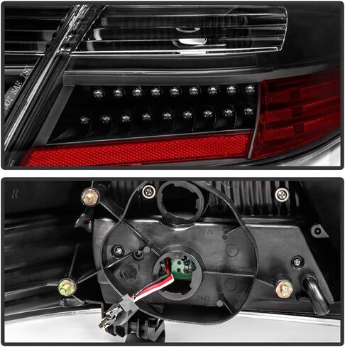 Acanii - لعام 2007 2008 2009 Toyota Camry L/LE/SE/XLE Black LED LED مصابيح الفرامل المصابيح 4pcs بديل يمين+يمين in Saudi Arabia