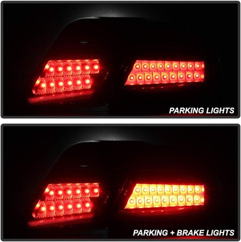 Acanii - لعام 2007 2008 2009 Toyota Camry L/LE/SE/XLE Black LED LED مصابيح الفرامل المصابيح 4pcs بديل يمين+يمين in Saudi Arabia