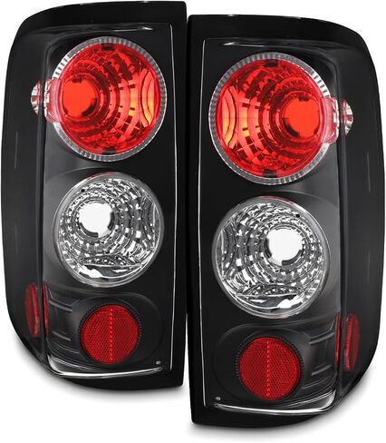 AKKON - For 04-08 Ford F150 Styleside Model Pickup Truck Black Bezel Tail Lights Brake Lamps Replacement Pair in Saudi Arabia