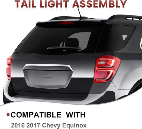 Tail Lights Assembly Compatible with 2016 2017 Chevy Equinox,Right Passenger Side Rear Light Taillights Replacement # GM2801279C 23399182 in Saudi Arabia