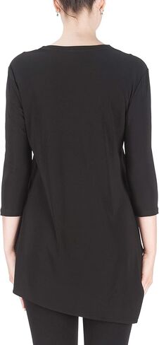 Womens Asymmetrical 3/4 Sleeve Tunic Style 161066J in Kuwait