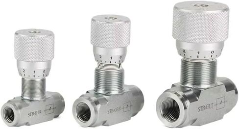 الصمامات ، STU STB الأسطوانة الهيدروليكية صمام الخانق STU-G1/4 STU-G3/8 STB-G1/2 1PC (STB-G1I4) in Kuwait