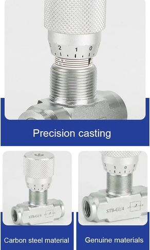 الصمامات ، STU STB الأسطوانة الهيدروليكية صمام الخانق STU-G1/4 STU-G3/8 STB-G1/2 1PC (STB-G1I4) in Kuwait