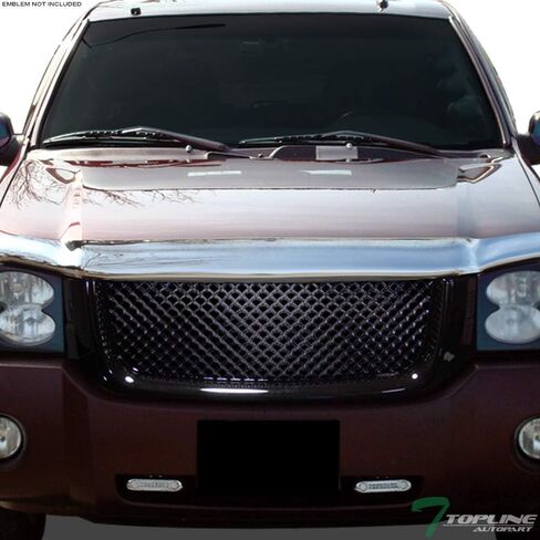 7422437978906 متوافق مع 2002-2008 GMC Envoy Glossy Black Mesh Grille Grille Grille in Kuwait