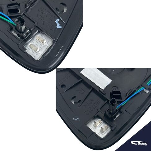 Spieg Side View Mirror Glass Set for 2019-2024 Toyota RAV4 ، RAV4 Hybrid Hybrid Blind Spot Monitor BSM مع زوج لوحة دعم 87961-42E20 87931-42E50 in Kuwait