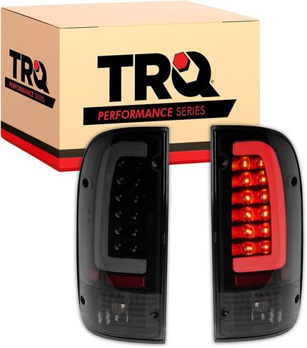 TRQ 2 قطعة سائق ومسافر الجانبية الجانبية مجموعة الأداء مجموعة الأداء LED C شريط الضوء الأسود المتوافق مع 1995-2000 تويوتا تاكوما in Saudi Arabia