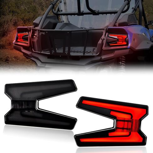 SAUTVS LED Taillights for Teryx KRX 1000, Smoked Black Tail Lights Rear Lamps for Kawasaki Teryx KRX KRX4 1000 2020-2025 Accessories (2PCS, Replace #23024-0005) in Saudi Arabia