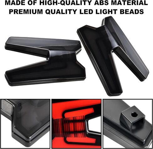 SAUTVS LED Taillights for Teryx KRX 1000, Smoked Black Tail Lights Rear Lamps for Kawasaki Teryx KRX KRX4 1000 2020-2025 Accessories (2PCS, Replace #23024-0005) in Saudi Arabia