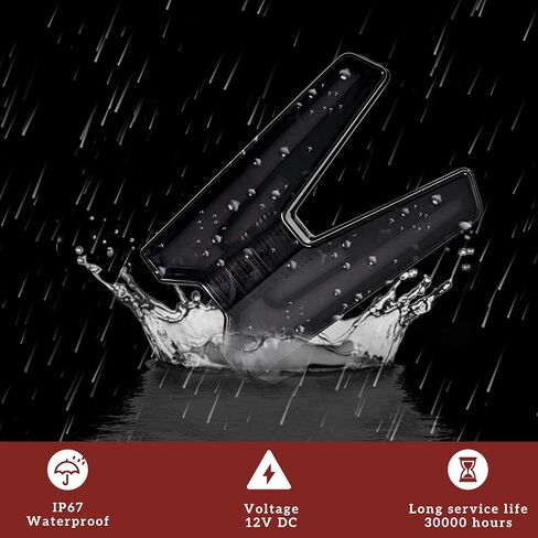 SAUTVS LED Taillights for Teryx KRX 1000, Smoked Black Tail Lights Rear Lamps for Kawasaki Teryx KRX KRX4 1000 2020-2025 Accessories (2PCS, Replace #23024-0005) in Saudi Arabia