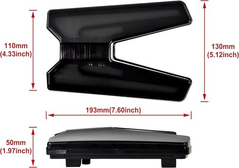 SAUTVS LED Taillights for Teryx KRX 1000, Smoked Black Tail Lights Rear Lamps for Kawasaki Teryx KRX KRX4 1000 2020-2025 Accessories (2PCS, Replace #23024-0005) in Saudi Arabia