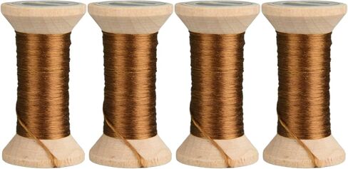 100% Mulberry Hand Dyed Silk Embroidery Thread, Embroidery Floss, 4 Spools Each 24 Yards (54-3) in Saudi Arabia