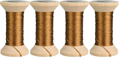 100% Mulberry Hand Dyed Silk Embroidery Thread, Embroidery Floss, 4 Spools Each 24 Yards (54-3) in Saudi Arabia