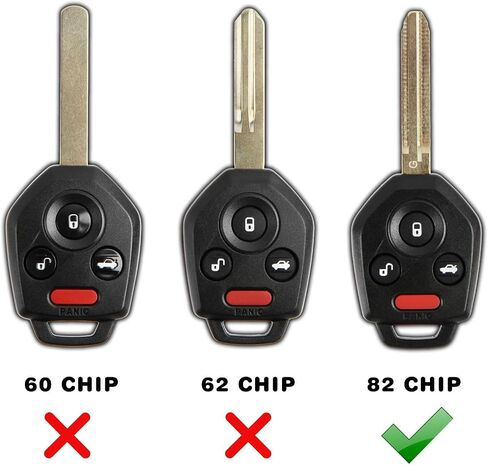 استبدال مفتاح KeylessOption لعام 2012 2013 2014 2015 2016 2017 2018 2019 سوبارو امبريزا WRX فورستر XV Crosstrek Outback Legacy جهاز تحكم عن بعد للدخول بدون مفتاح، 4 أزرار CWTWB1U811-2 Pack in Saudi Arabia