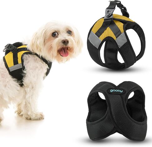 Gooby Soft Mesh X Step in Dog Harness - Blue, Small in Saudi Arabia