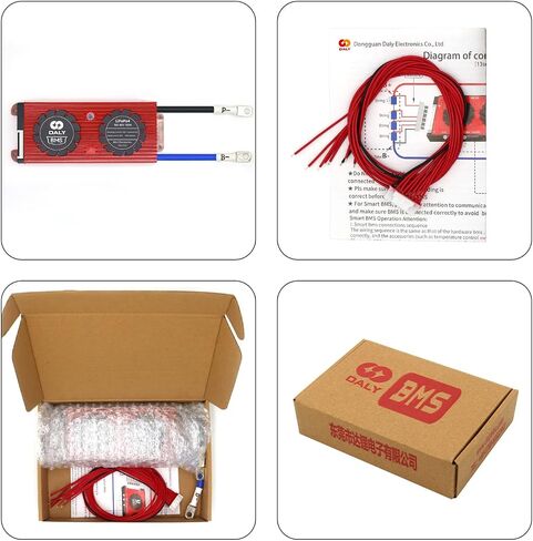Daly 3S 12V Li-Ion BMS 200A لوحة حماية حزمة البطارية مع منفذ مشترك وتوازن المتميزات لجهاز Home DIY 18650 Battery Electronic (BMS ، 200A) in Saudi Arabia