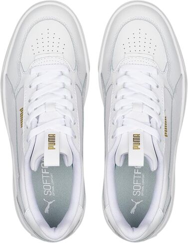 حذاء Karmen Rebelle للسيدات من Puma، Puma White/Puma White/Puma Team Gold، 7.5 M in Kuwait