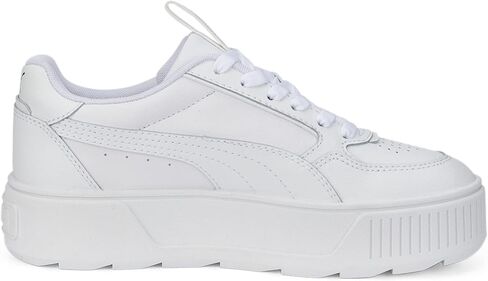 حذاء Karmen Rebelle للسيدات من Puma، Puma White/Puma White/Puma Team Gold، 7.5 M in Kuwait
