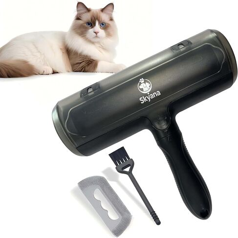 Pet Hair Remover Roller Brush, Self-Cleaning Lint Roller for Dogs and Cats.hair removal for Fourniture,Couch,Carpet,Clothing,and bedding,portable,multiple surface.Removal tool. in Saudi Arabia