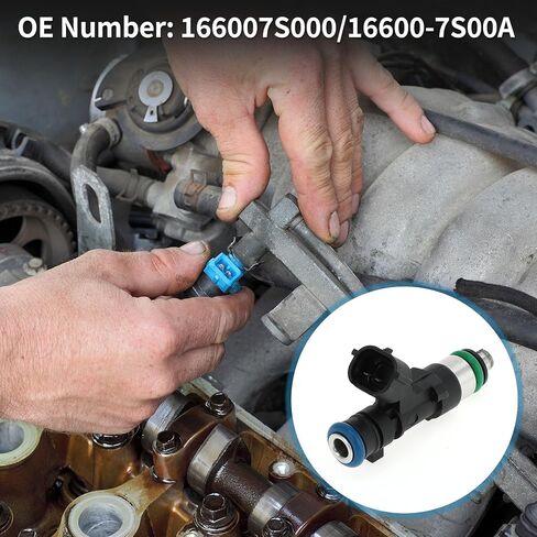 حاقن الوقود لـ Nissan Xterra 4.0 2011-2015 مطابقة التدفق رقم 166007S000/16600-7S00A فوهة الوقود الأسود 1 PC in Saudi Arabia
