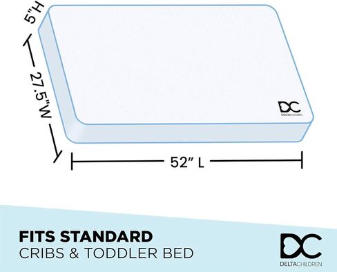 Delta Children Twinkle Stars Crib Crib و Toddler Mattress ملاءات أسرة للفتيات والفتيان (حزمة 2) ، أصدقاء Safari (حزمة) in Saudi Arabia