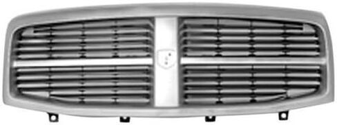 Vitrite Auto Parts شبكة أمامية جديدة لعام 2004-2006 دودج دورانجو ، كروم مع إدراج أسود ، مصنوع من البلاستيك CH1200274 55077723AB in Kuwait