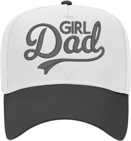 ALLNTRENDS Girl Dad Snapback Two Tone Hat Embroidered Cap Father's Day Hats in Saudi Arabia