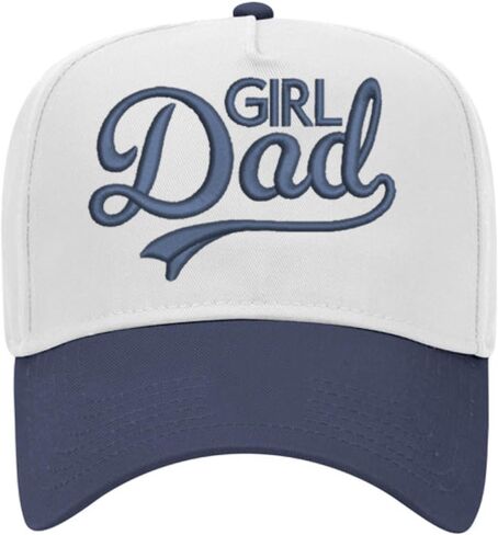 ALLNTRENDS Girl Dad Snapback Two Tone Hat Embroidered Cap Father's Day Hats in Saudi Arabia