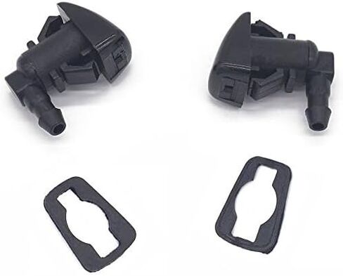 Unifizz BE8Z-17603-A Wiper Washer Washer Washield Washield Fluid Fluid Mozzle 2 Pack ، CK4Z-17603-A Dual Spray Fit for Ford Fiesta 2011-2023 | Transit 2015-2023 in Saudi Arabia