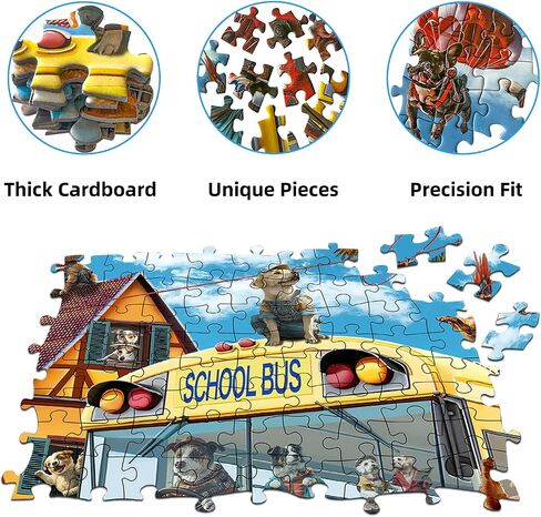 Jigsaw Puzzles 500 Pieces, Wild Birds Puzzles for Adults, Nature Puzzle with Hummingbirds and Flowers Colorful 500 Piece Puzzle in Kuwait