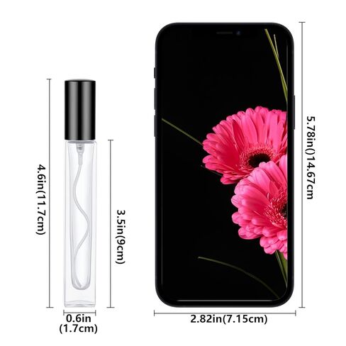 Lil Ray 10ml Perfume Atomizer for Men & Women. Refillable Glass Spray Bottle. Portable Fragrance Bottle for Travel,Party (6PCS) in Kuwait