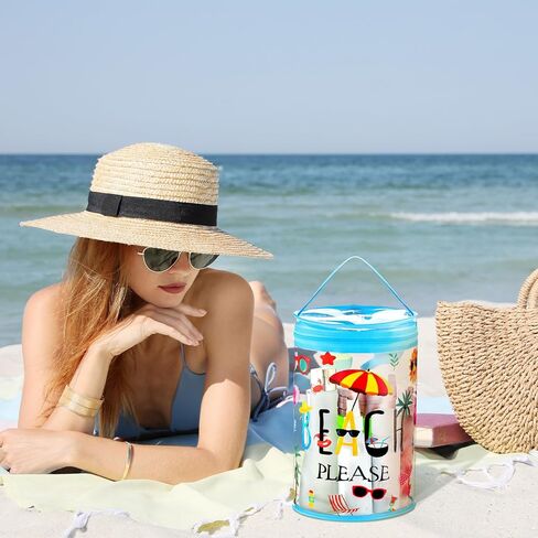 2 Pcs Clear Beach Lotion Bag Toiletry Pouch Beach Ocean Gifts Travel Makeup Cylinder Waterproof Portable Cosmetic Bag for Women Girl Sunscreen Hawaiian Party Favor with Handle Zipper in Saudi Arabia