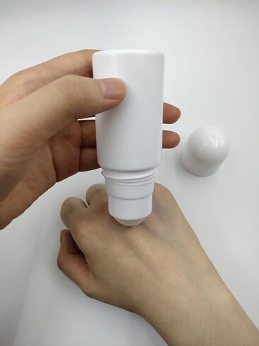 4Packs 30mL/50mL Empty Roll-on Bottle Plastic with Removable Cap for Easy Refills for Homemade Deodorants Essential Oil Blends (50mL) in Saudi Arabia